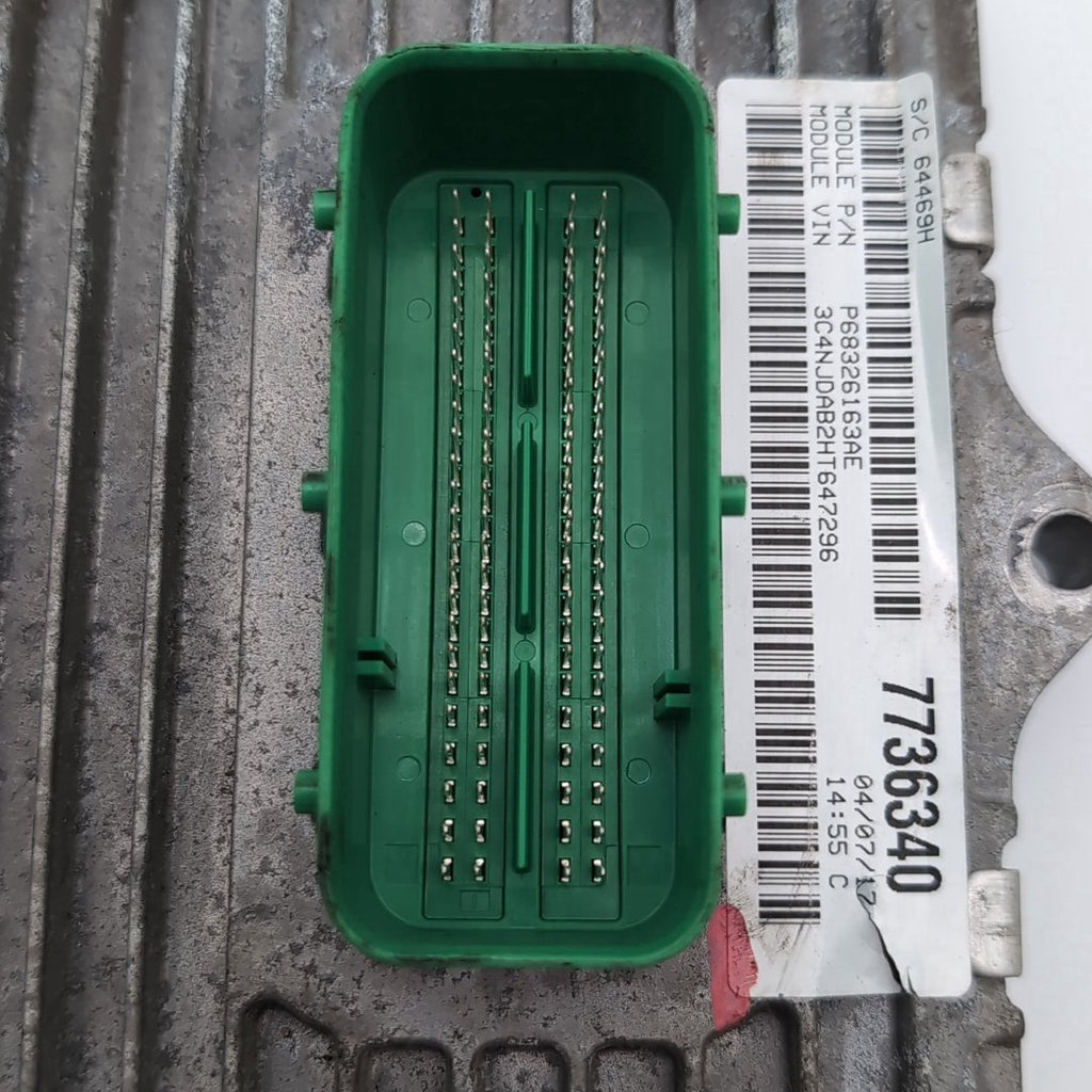 2017 - 2021 Jeep Compass 2.4L Engine Computer Control Module ECU 68258501AD