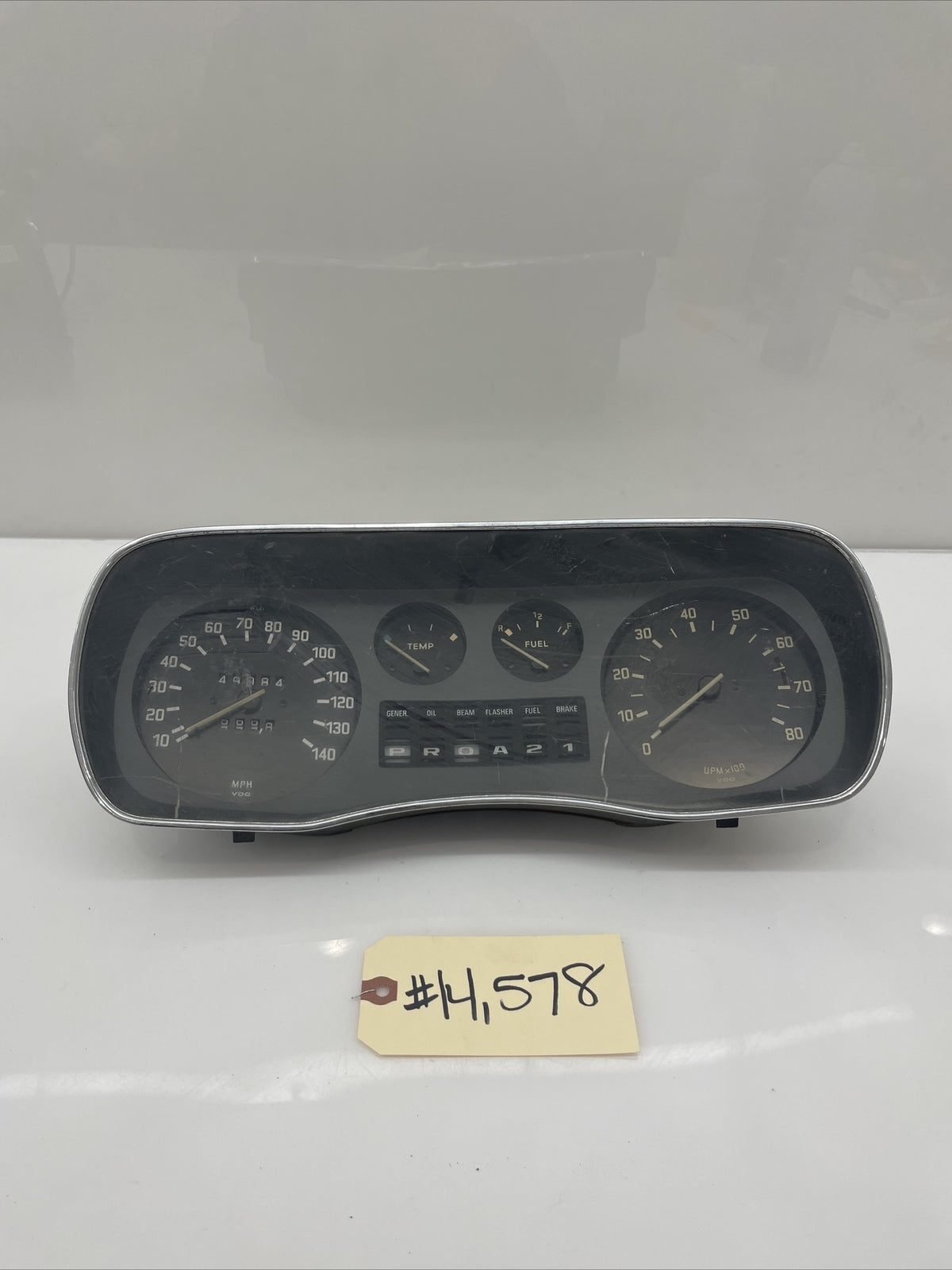 Vintage Bmw Bavaria Dash Gauge Cluster 1974 Parts Only Speedometer Speedo