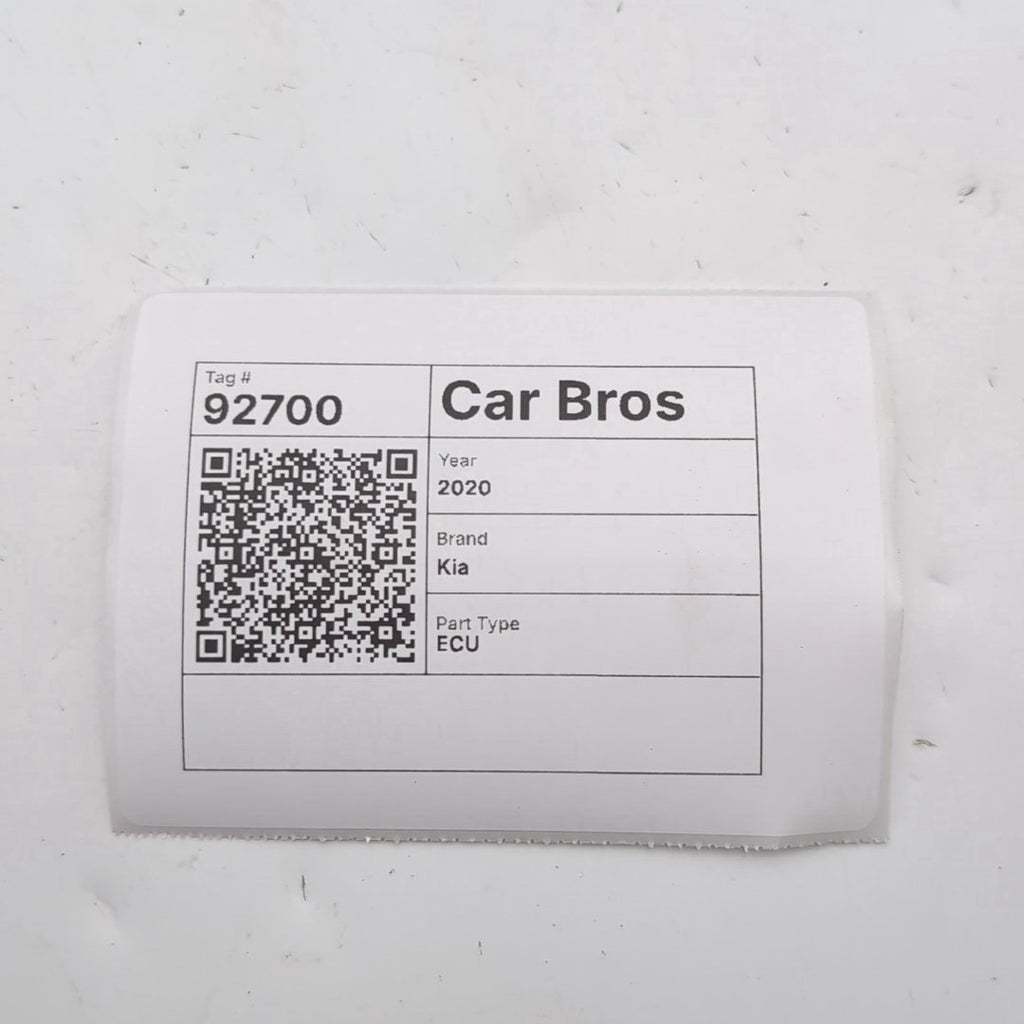 2020 2021 Kia Soul 2.0L Engine Computer Control Module ECU 39172-2ELC0