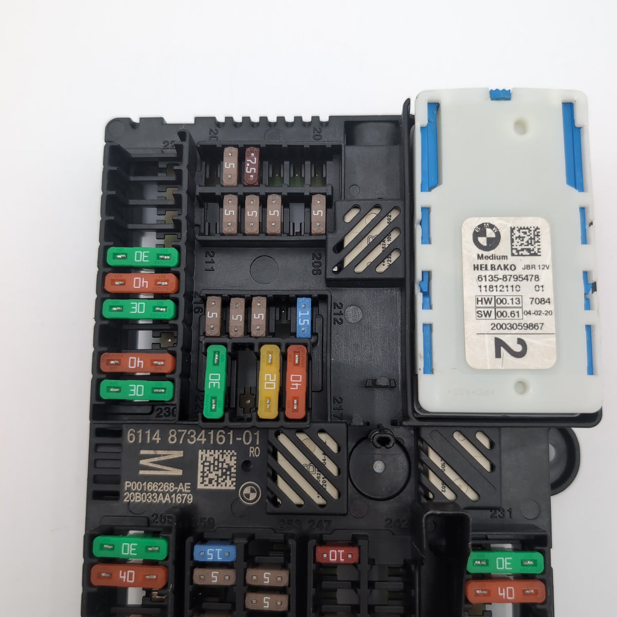 2019 - 2023 BMW 330i G20 Rear Power Distribution Fuse Box 8734161