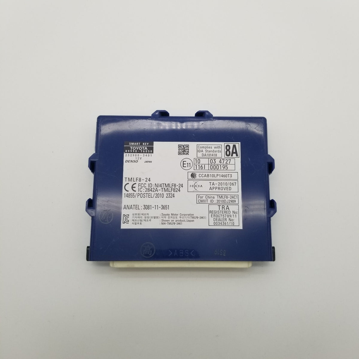 2014 2015 2016 Lexus Ct200h Keyless Entry Control Module 89990-76050