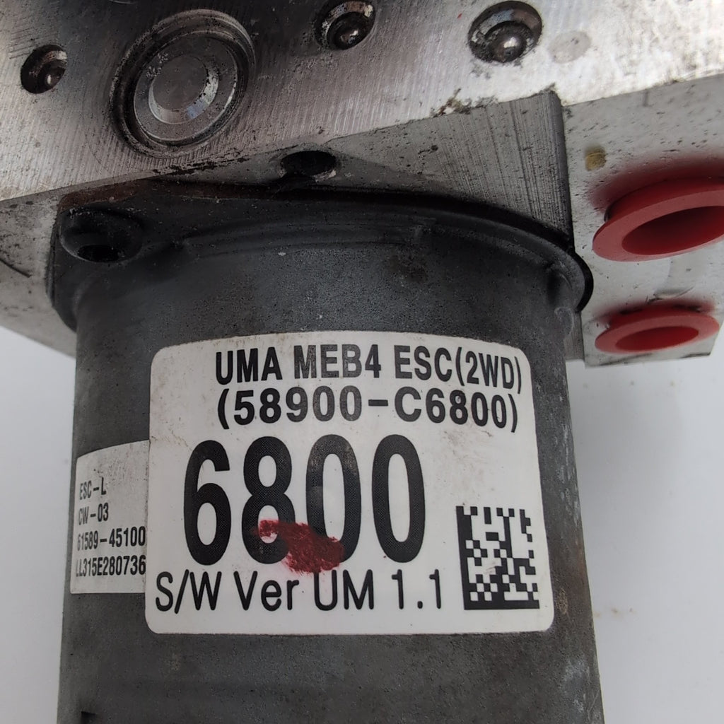2016 2017 2018 Kia Sorento ABS Anti Lock Brake Pump Control Unit 58900-C6800