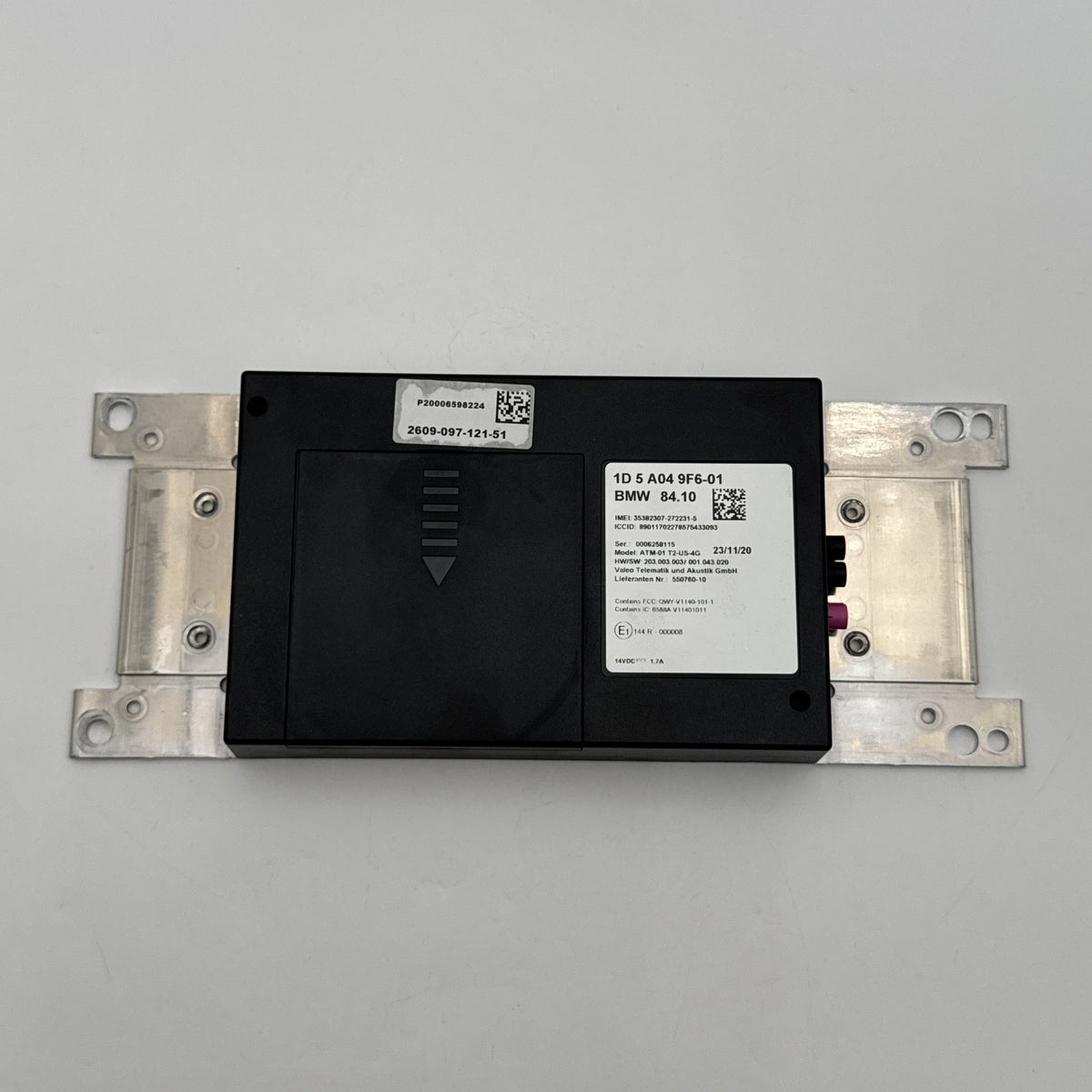 2017 - 2021 BMW i3 i3s I01 Telematics Communication Control Module 5A049F6