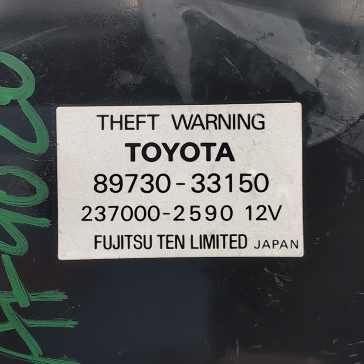 2002- 2006 Lexus ES300 ES330 Theft Warning Locking Control Module 89730-33150