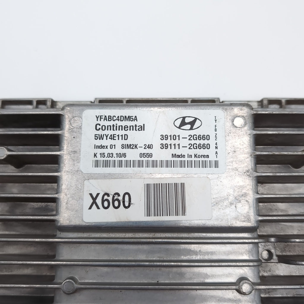 2011 Hyundai Sonata 39111-2G660 Engine Control Module Ecu Oem