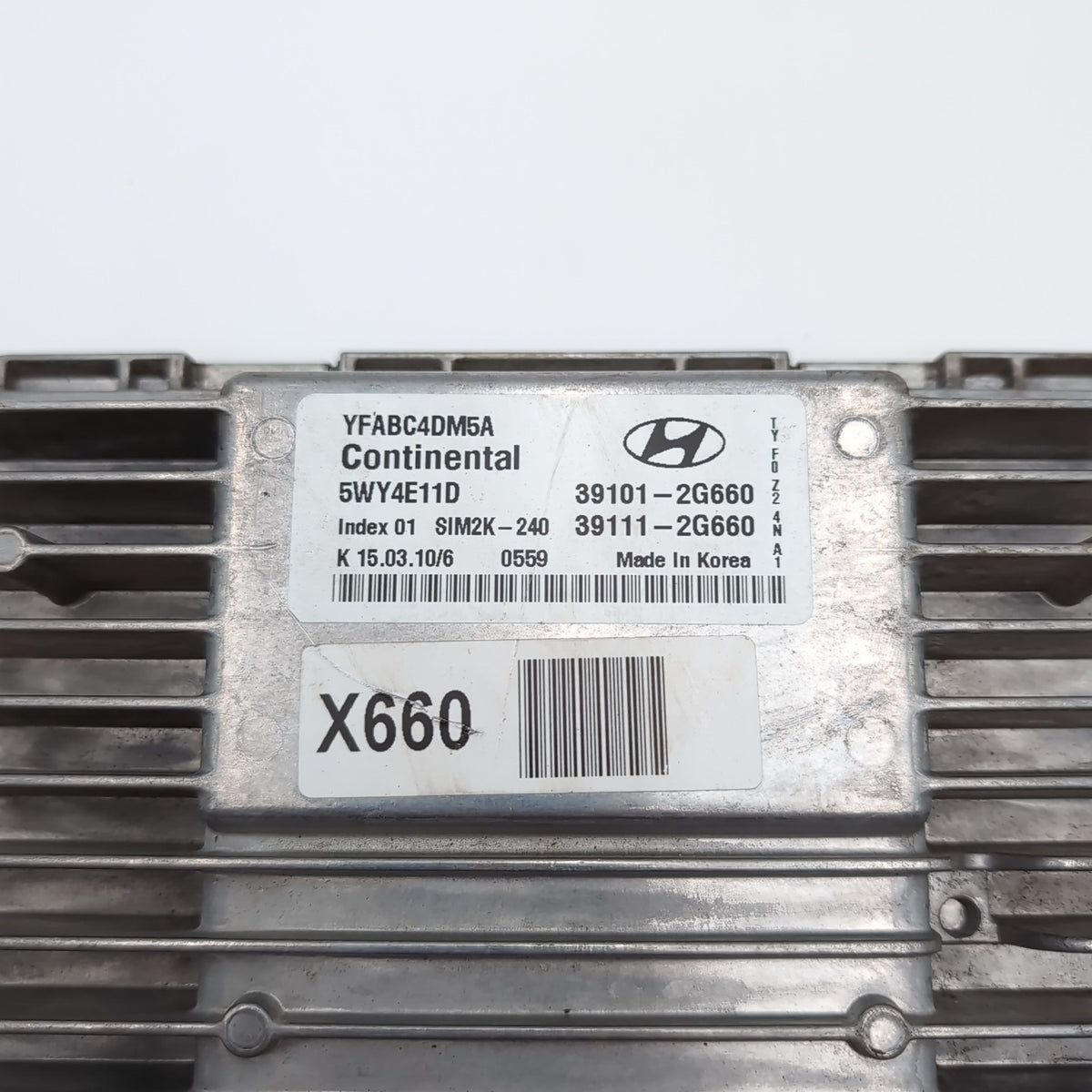 2011 Hyundai Sonata 39111-2G660 Engine Control Module Ecu Oem