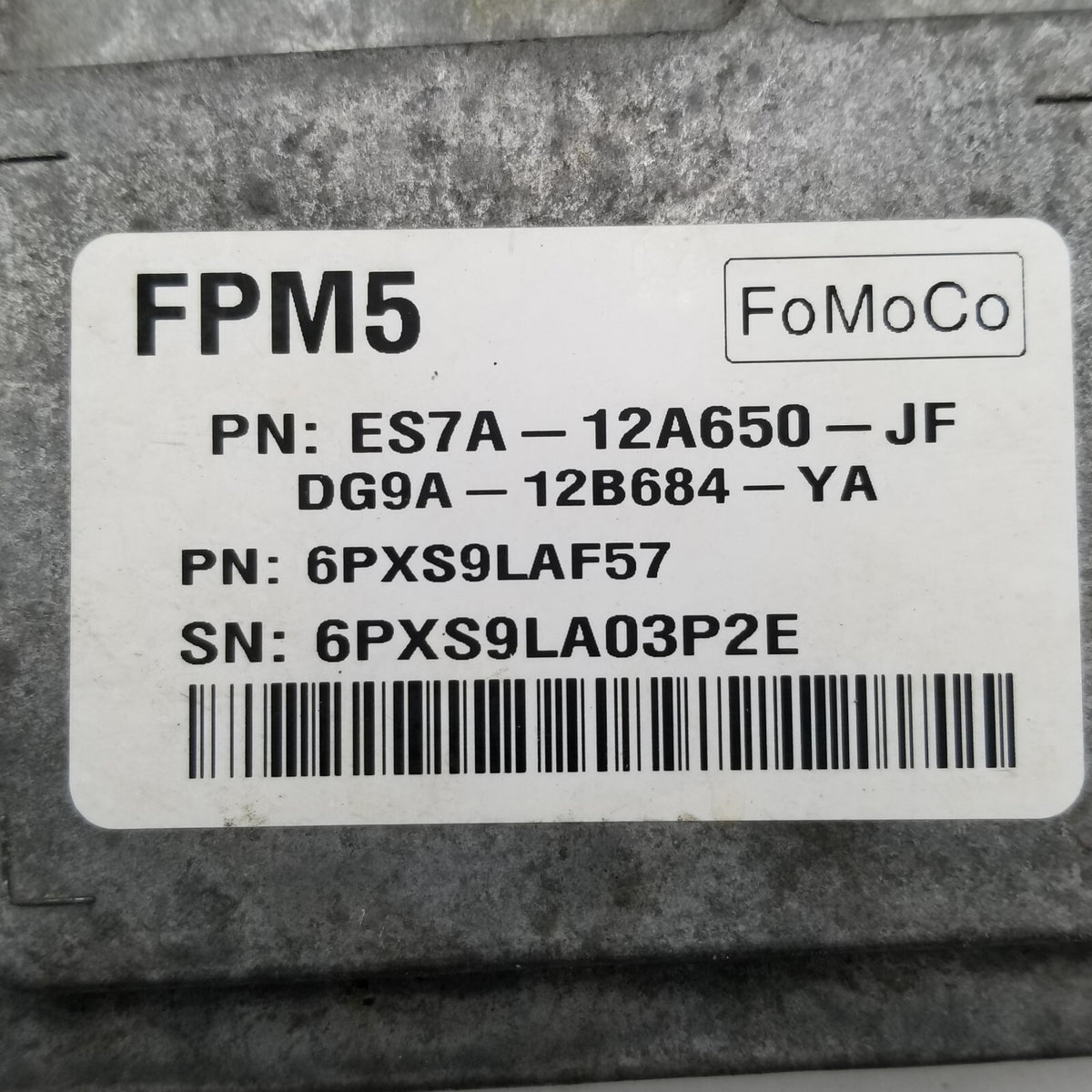 2014 2015 2016 Fits Ford Fusion Engine Computer Module Ecu Ecm ES7A-12A650-JF