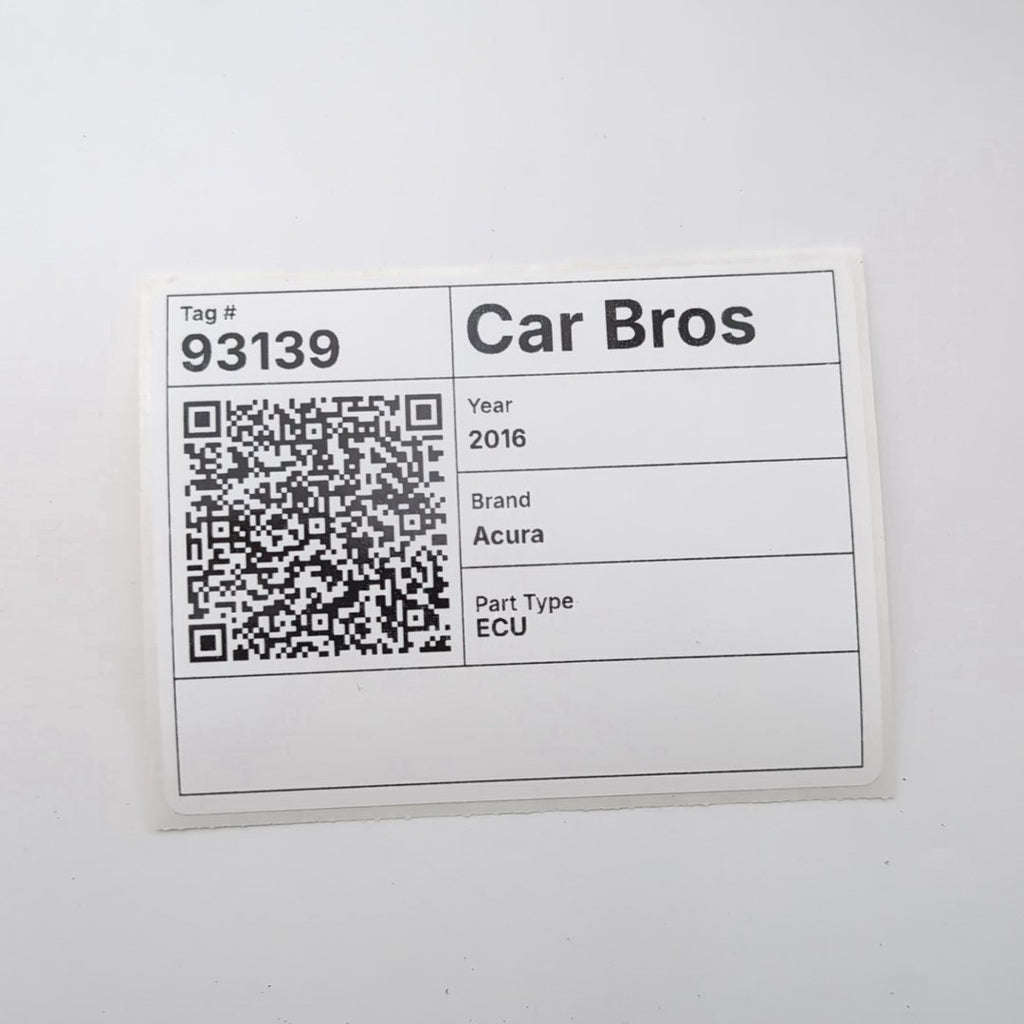 2015 2016 Acura TLX 3.5L Engine Computer Control Module ECU 37820-5J2-A66