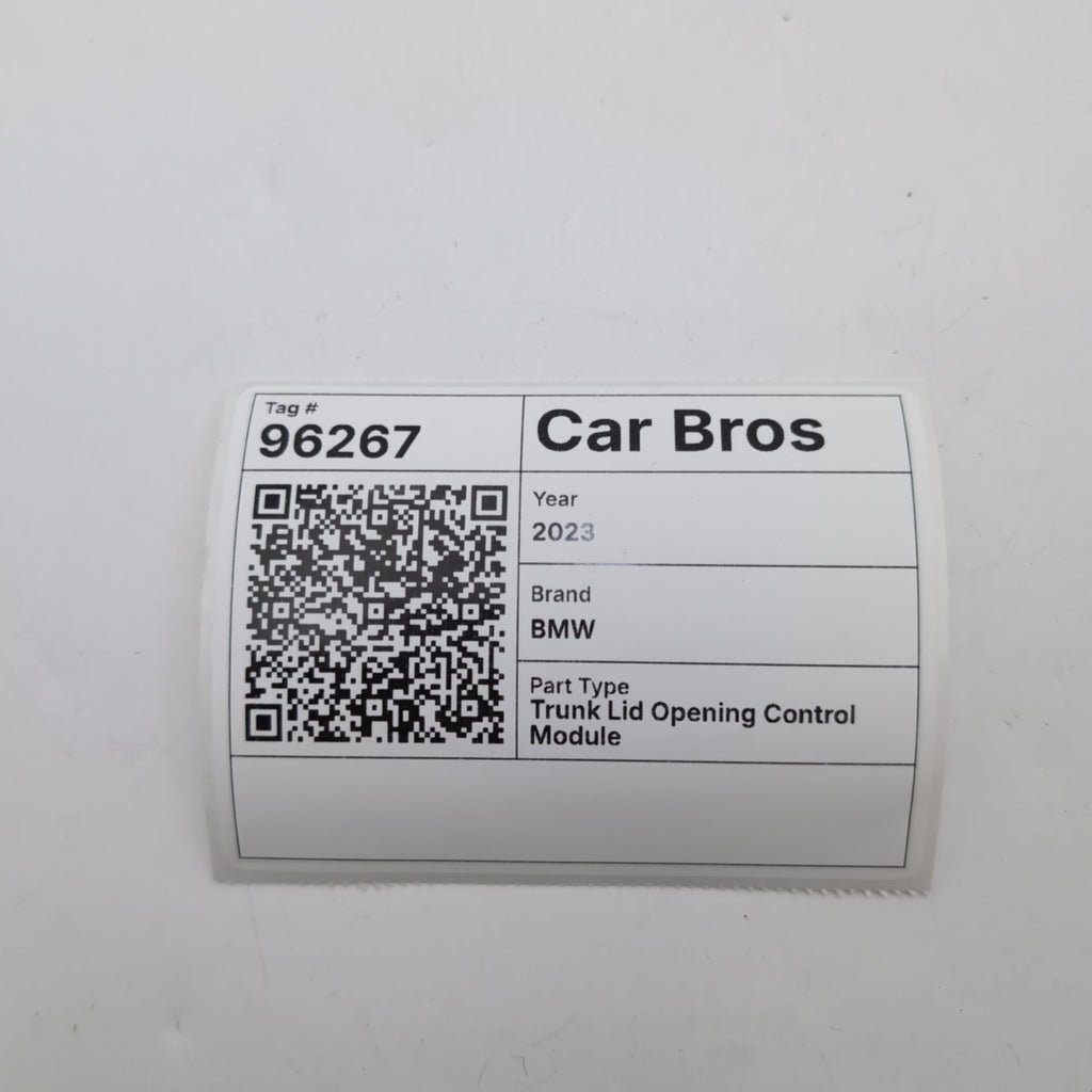 2021 - 2026 BMW G20 G26 G30 M3 X3 X6 X6M Rear Liftgate Trunk Lid Control Module