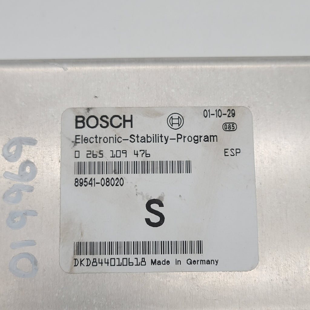 2000 2001 2002 2003 Toyota Sienna XLE 3.0L Chassis ESP Control Module 8954108020