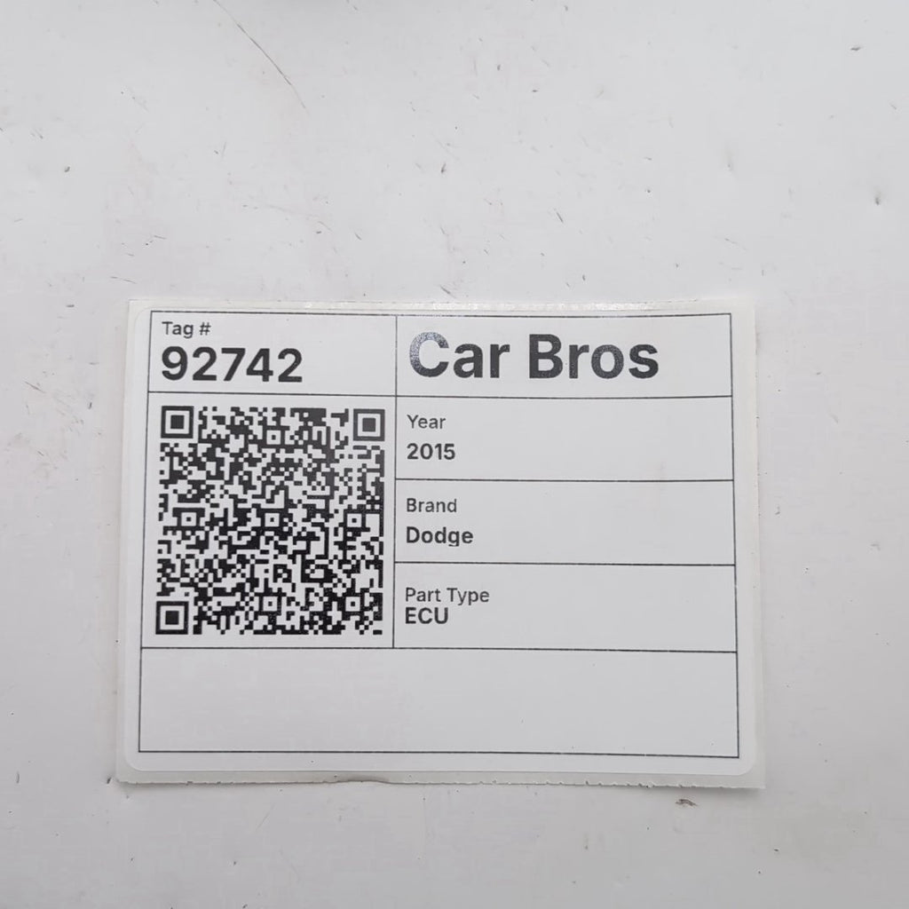 2015 Dodge Journey 3.6L Engine Computer Control Module ECU 05150923AB