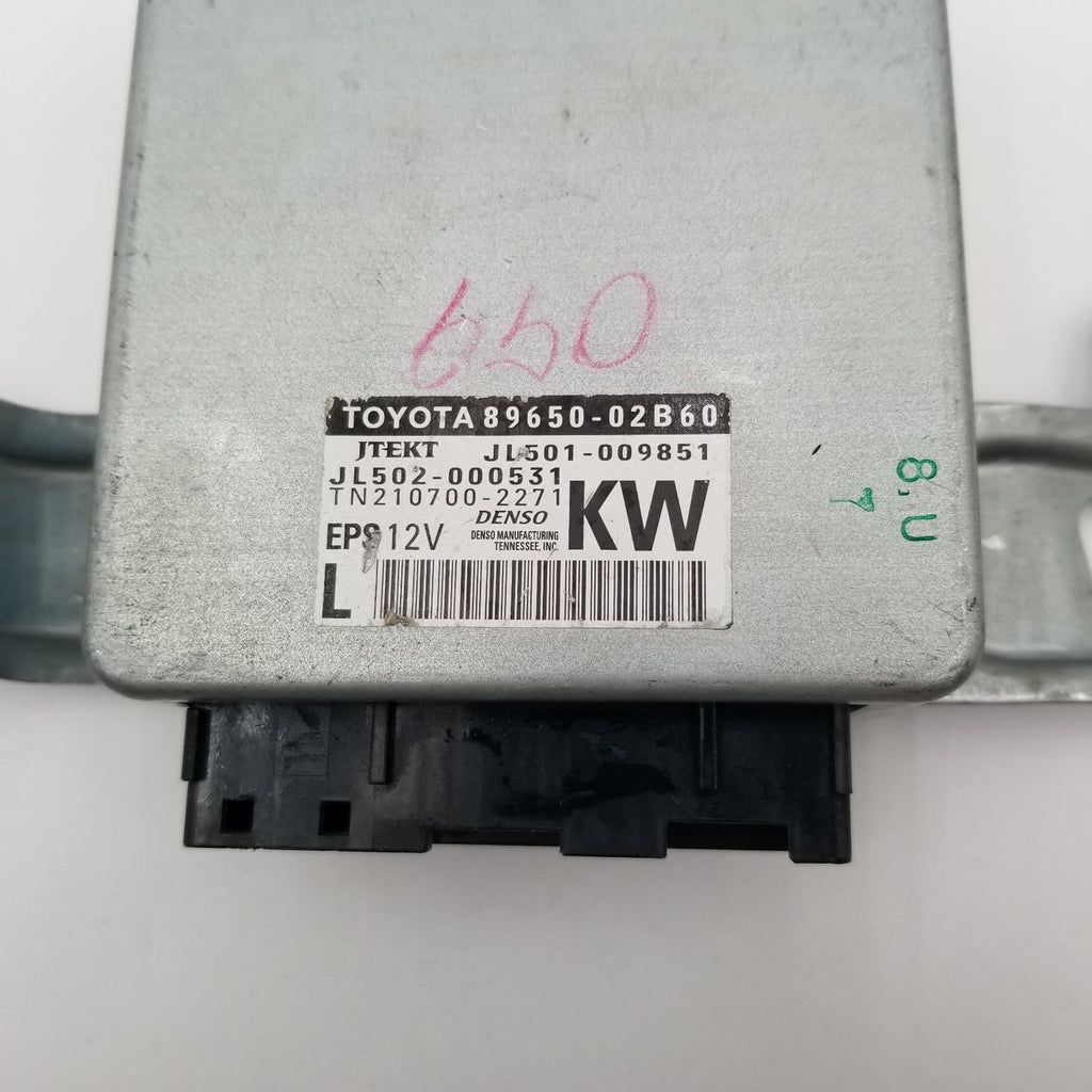 2017 2018 Toyota Corolla Power Steering Control Module OEM 89650-02B60