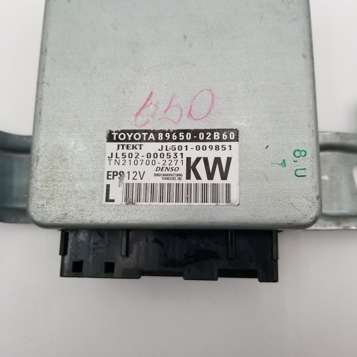 2017 2018 Toyota Corolla Power Steering Control Module OEM 89650-02B60