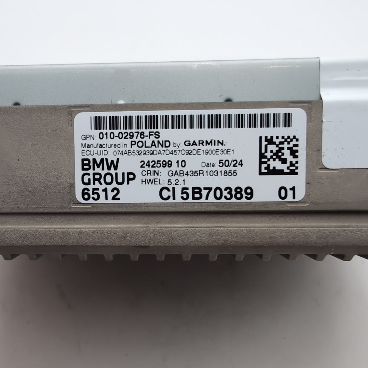 2022- 2026 BMW M440i 430i Garmin Radio Stereo Head Unit 5B70389