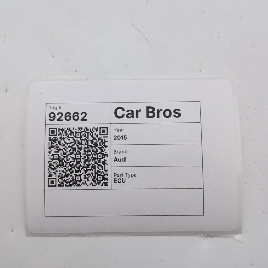 2014 2015 Audi A4 2.0L Engine Computer Control Module ECU 8K5907115N