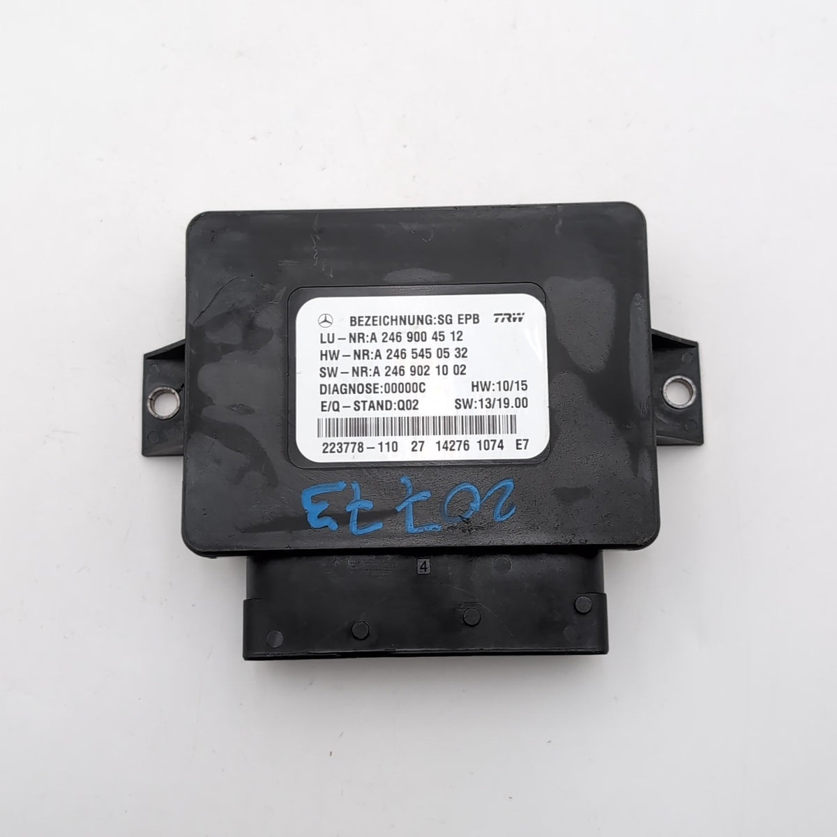 2012- 2020 Mercedes CLA GLA GLE ML SL SLC SLK Parking Brake Control Module