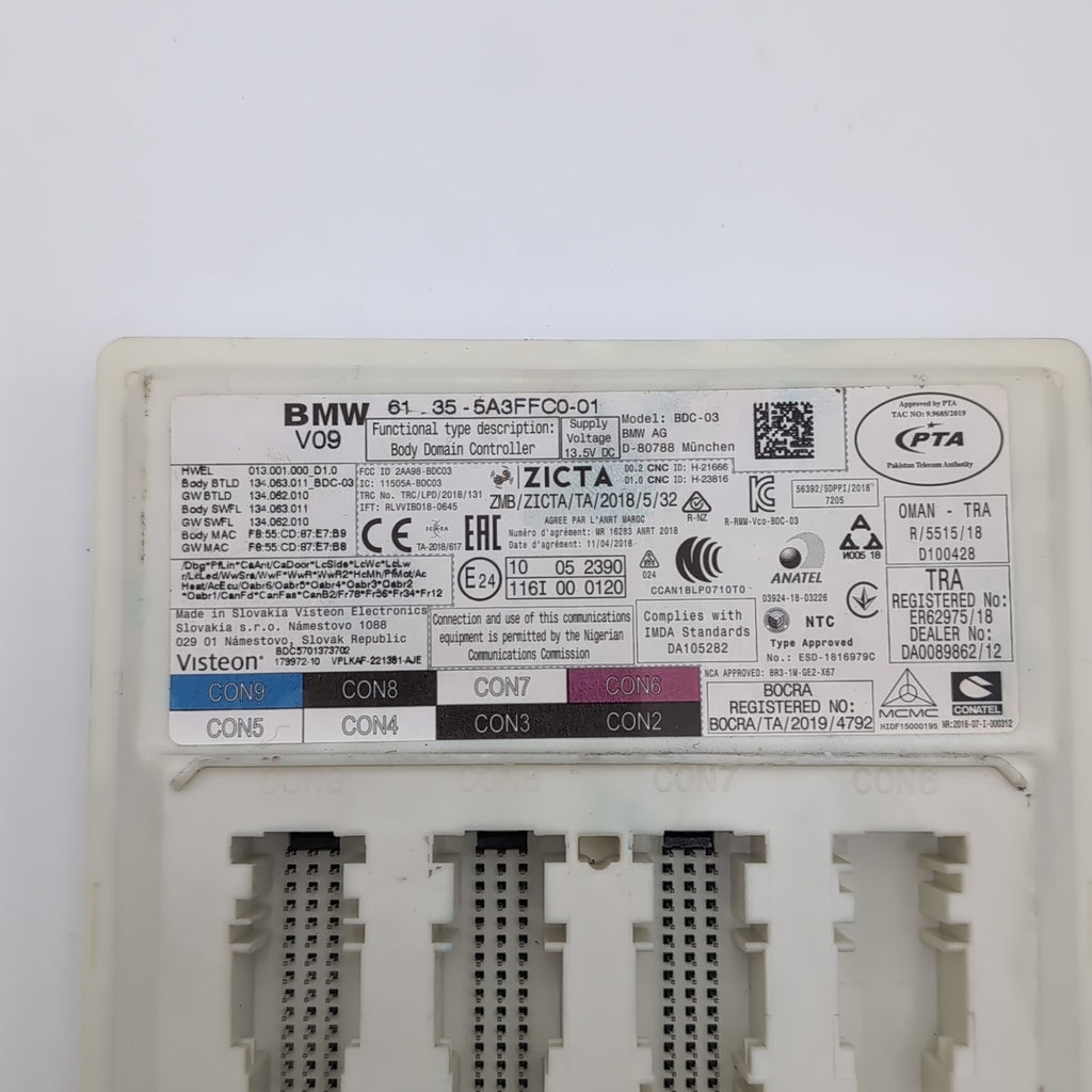 2024 2025 BMW iX X2 X5 X6 G05 G06 BODY DOMAIN CONTROL MODULE FUSE BOX BDC UNIT