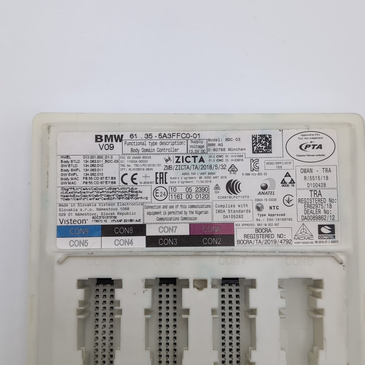2024 2025 BMW iX X2 X5 X6 G05 G06 BODY DOMAIN CONTROL MODULE FUSE BOX BDC UNIT