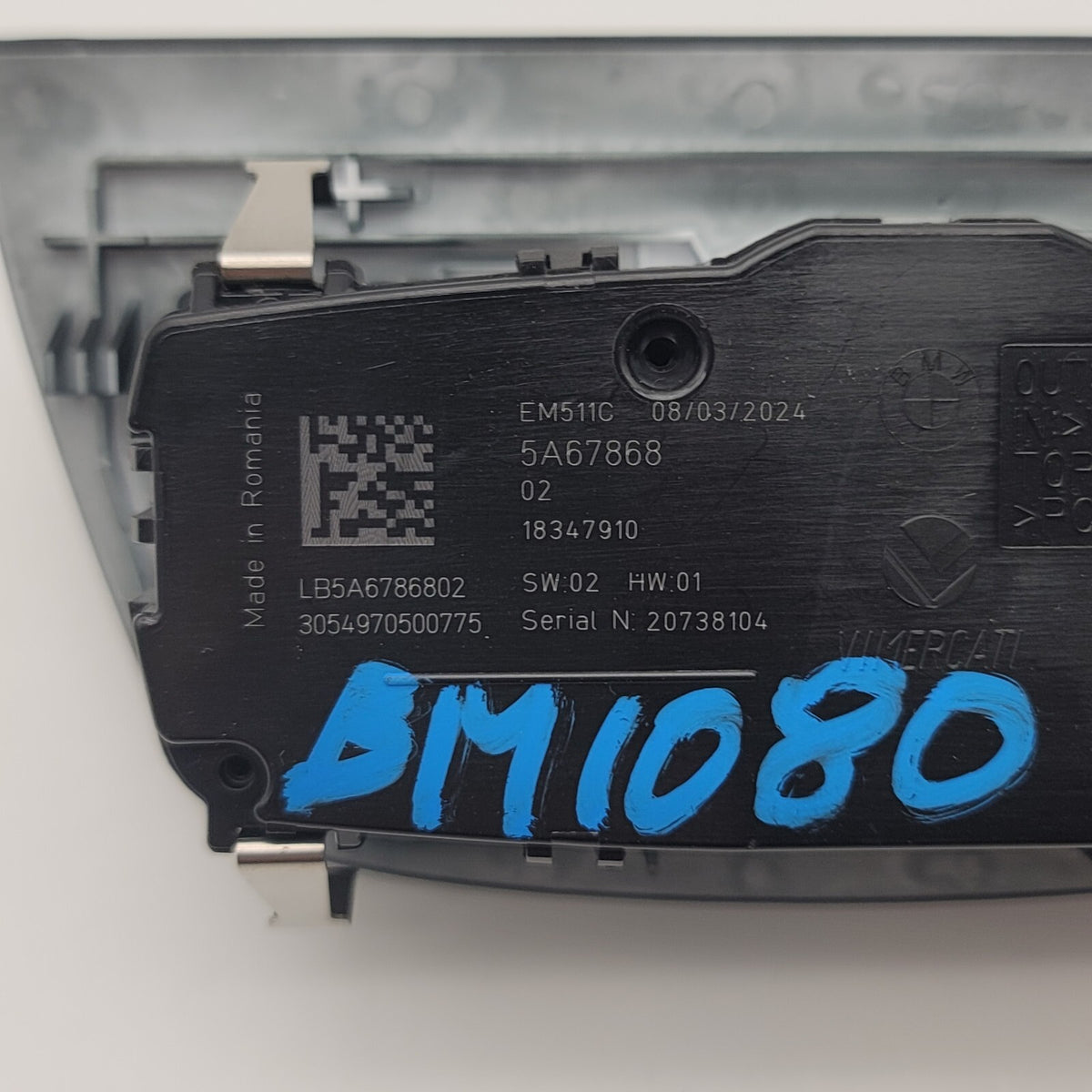 2019 - 2024 BMW G01 G02 F97 F98 X3 X4 Light Control Switch Panel 5A67868