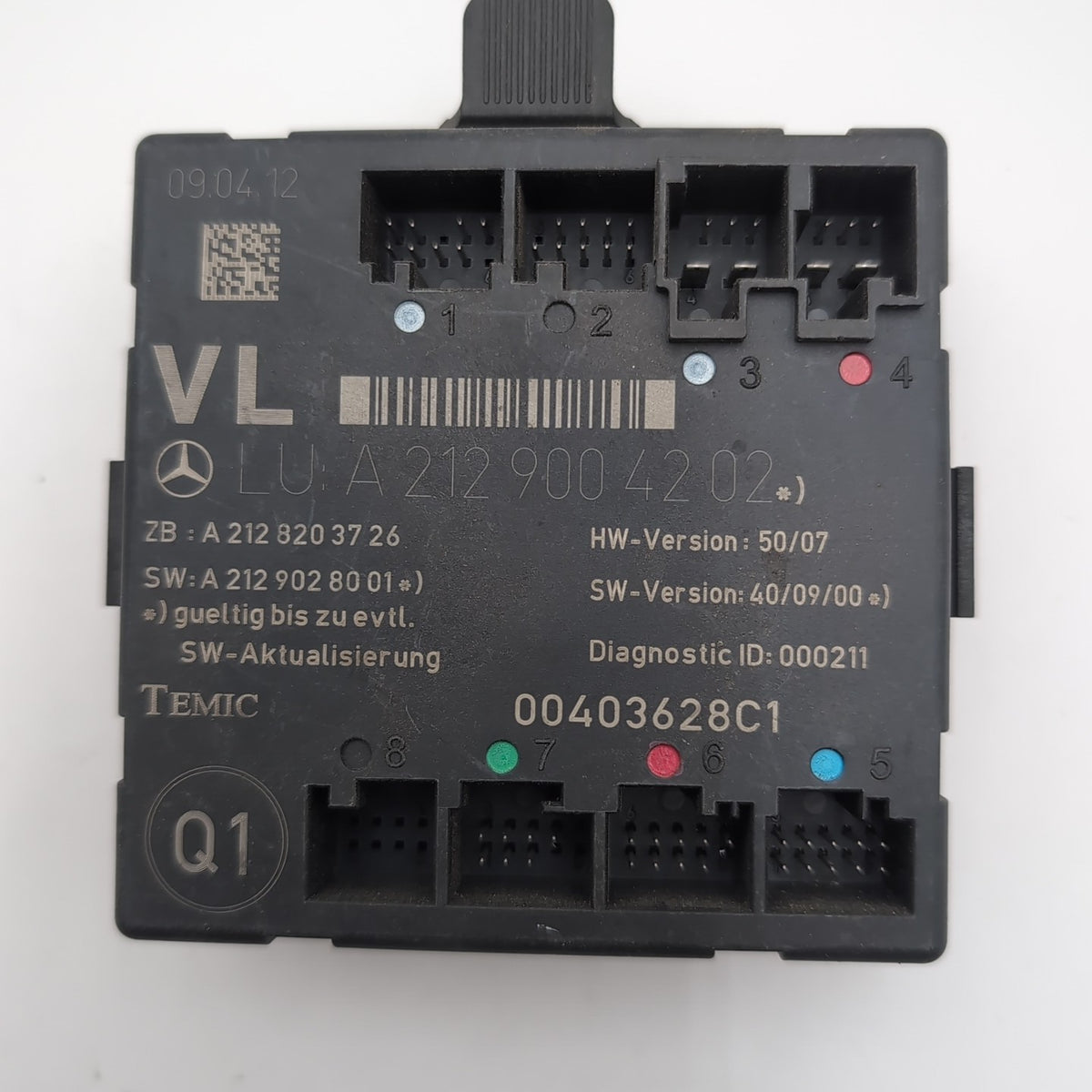 2008- 2018 Mercedes W218 W212 W204 CLS C E Class Front Left Door Control Module