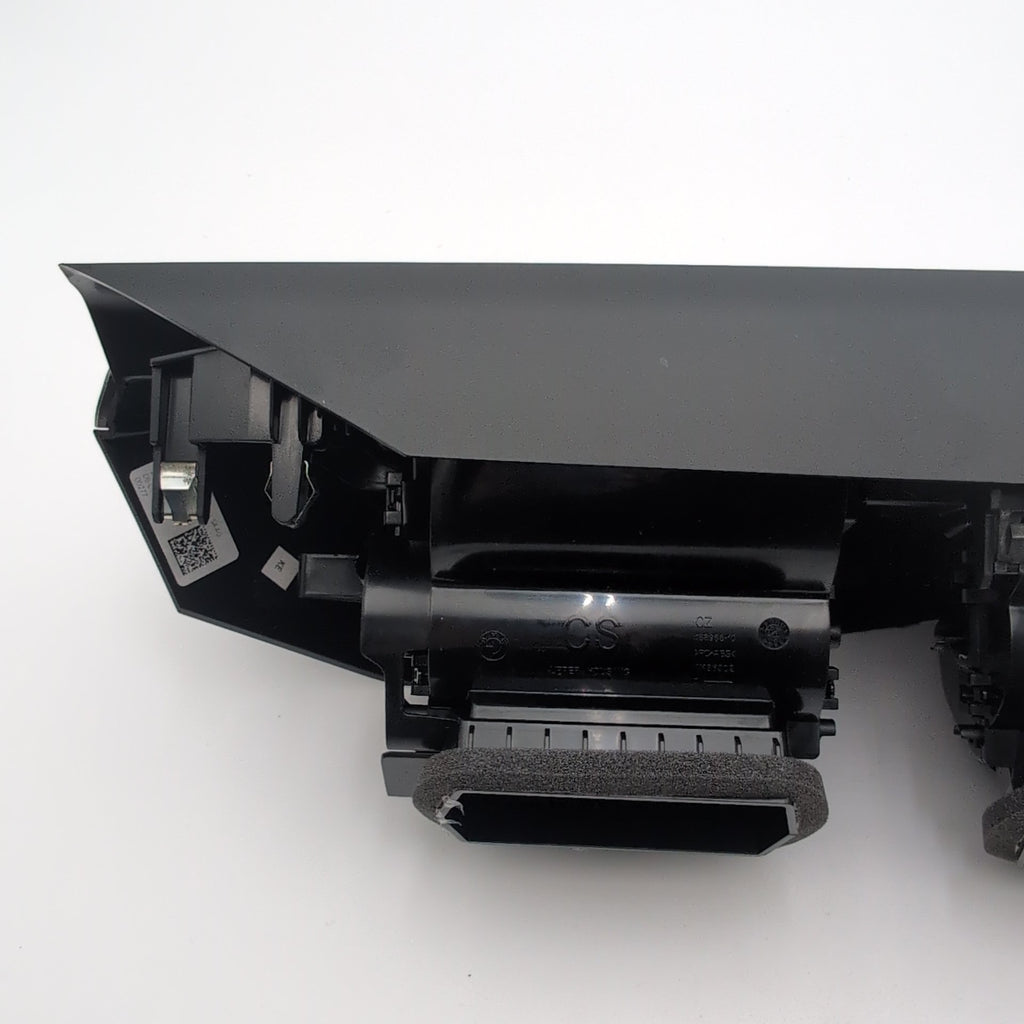 2025 2026 BMW 228i F74 Center Dash Air Vent Trim Panel Aluminum Graphite 9635204