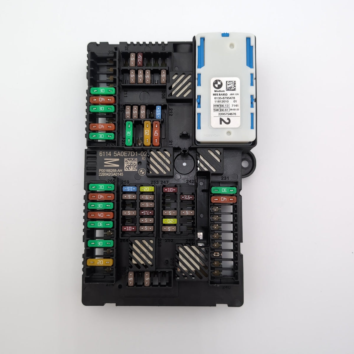 2019 - 2024 BMW 330i 430i G20 G22 G26 Rear Power Distribution Fuse Box 5A0E7D1