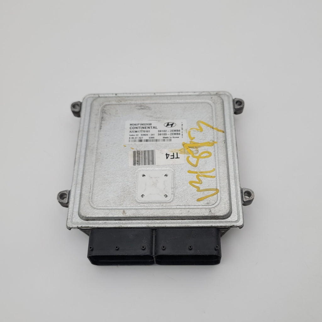 2016 Elantra Computer Brain Engine Control ECU ECM EBX Module 39102-2EMB6 Oem