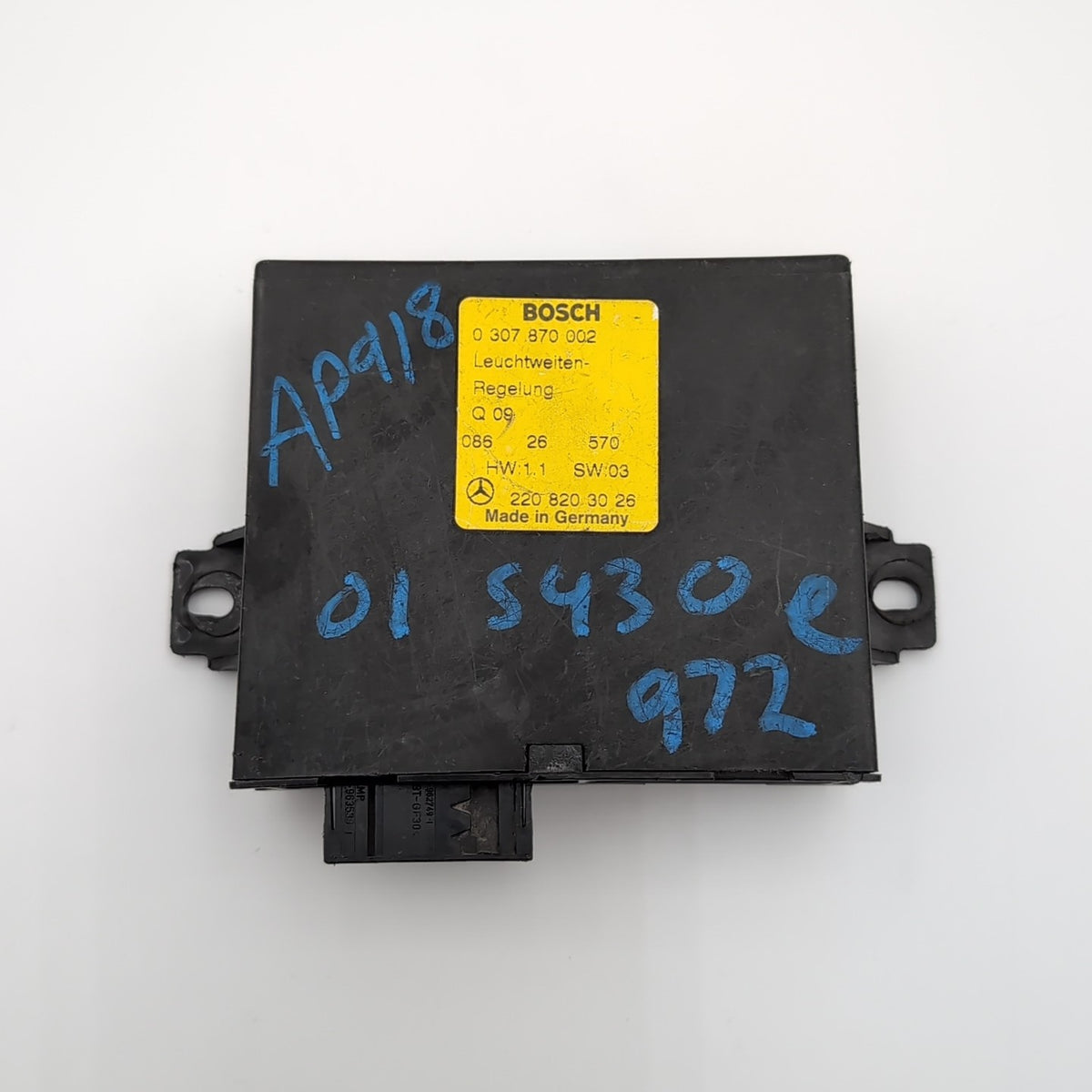2001 Fits Mercedes S430 Headlight Head Lamp Control Module Oem A2208203026