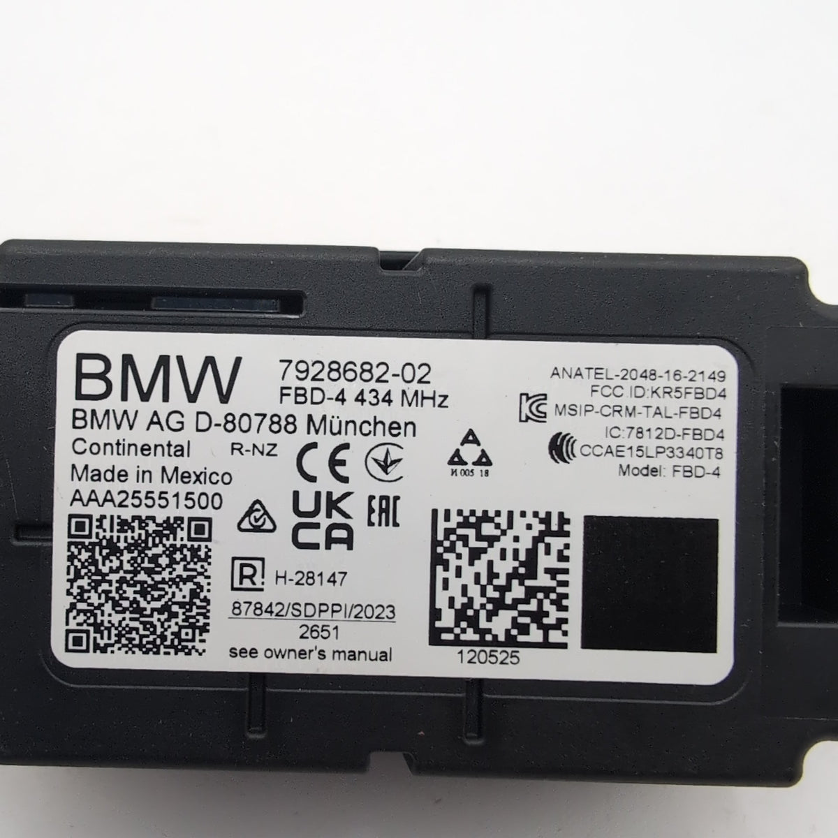 2019 - 2025 BMW G22 G26 G60 G70 X1 X2 X5 X6 X7 XM Radio Remote Receiver Module