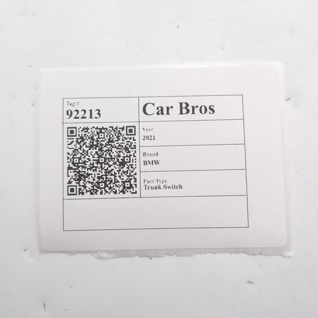 2023 - 2026 BMW G20 XM X3 X5 X6 X7 Rear Trunk Open Close Release Switch 5A64C25