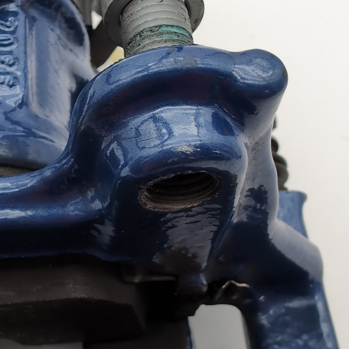 2025 BMW X1 U11 Rear Left Brake Caliper Blue OEM 6891069