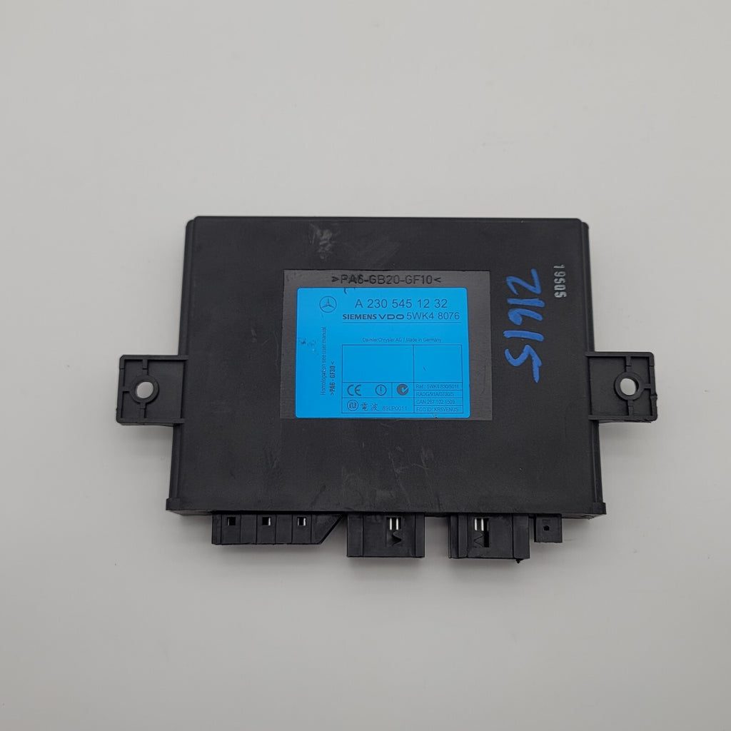 2003- 2006 Mercedes R230 SL500 CL500 CL55 AMG Keyless Go Entry Control Module