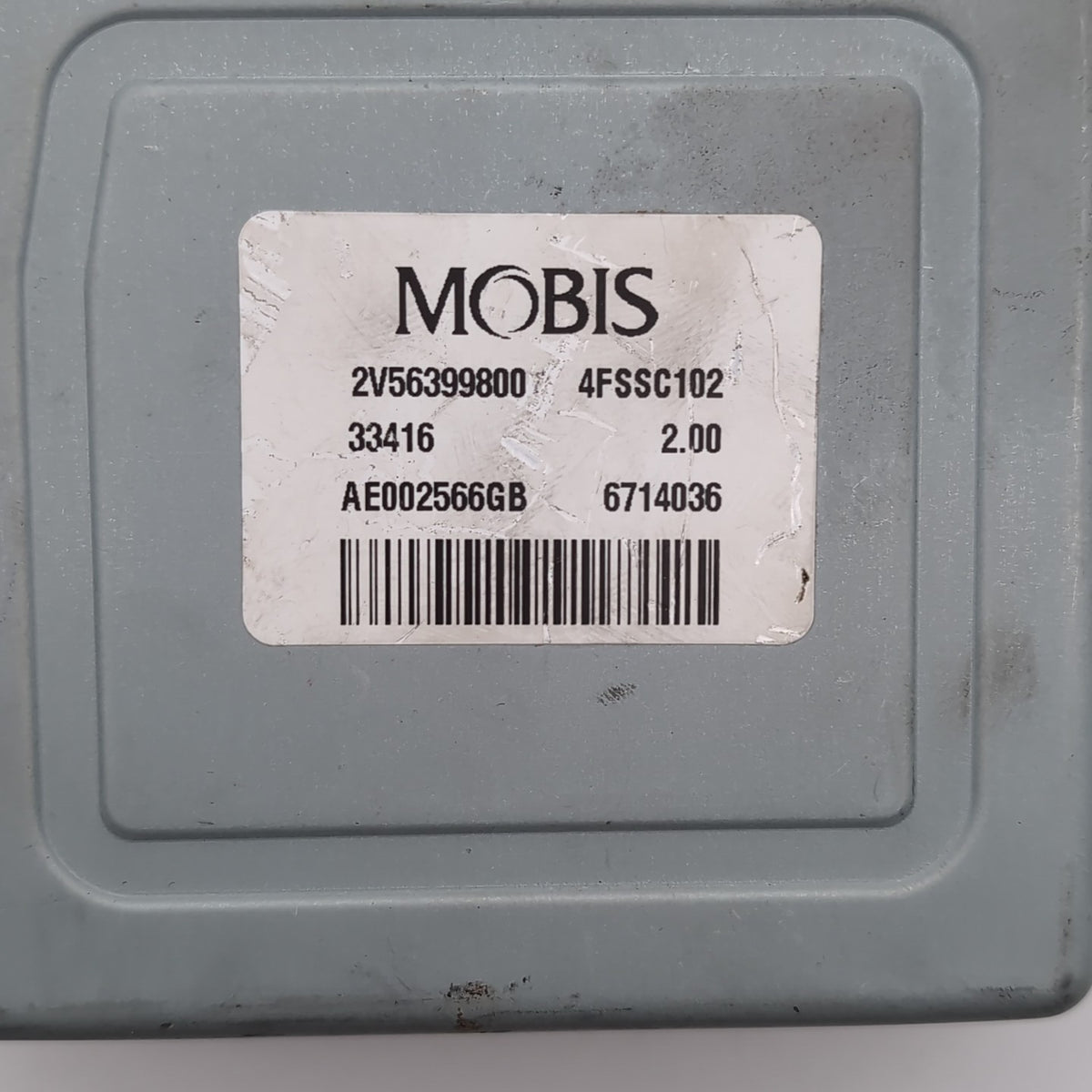 2015 2016 2017 Hyundai Veloster Power Steering Control Module 2V56399800