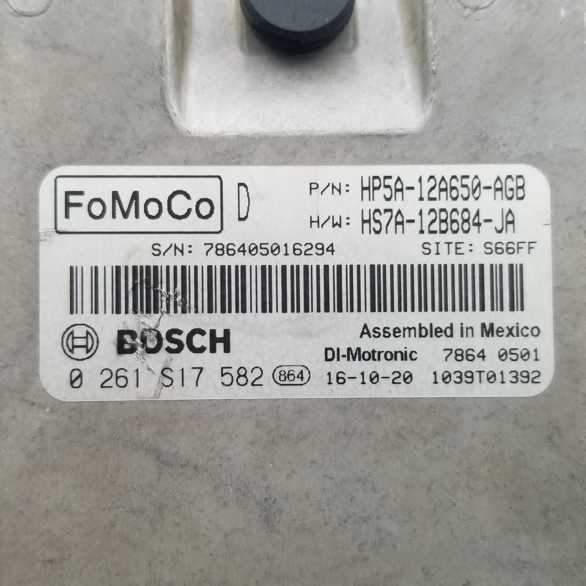 2017 2018 2019 Lincoln Mkz 2.0L Engine Control Module ECU ECM OEM HP5A12A650AGB