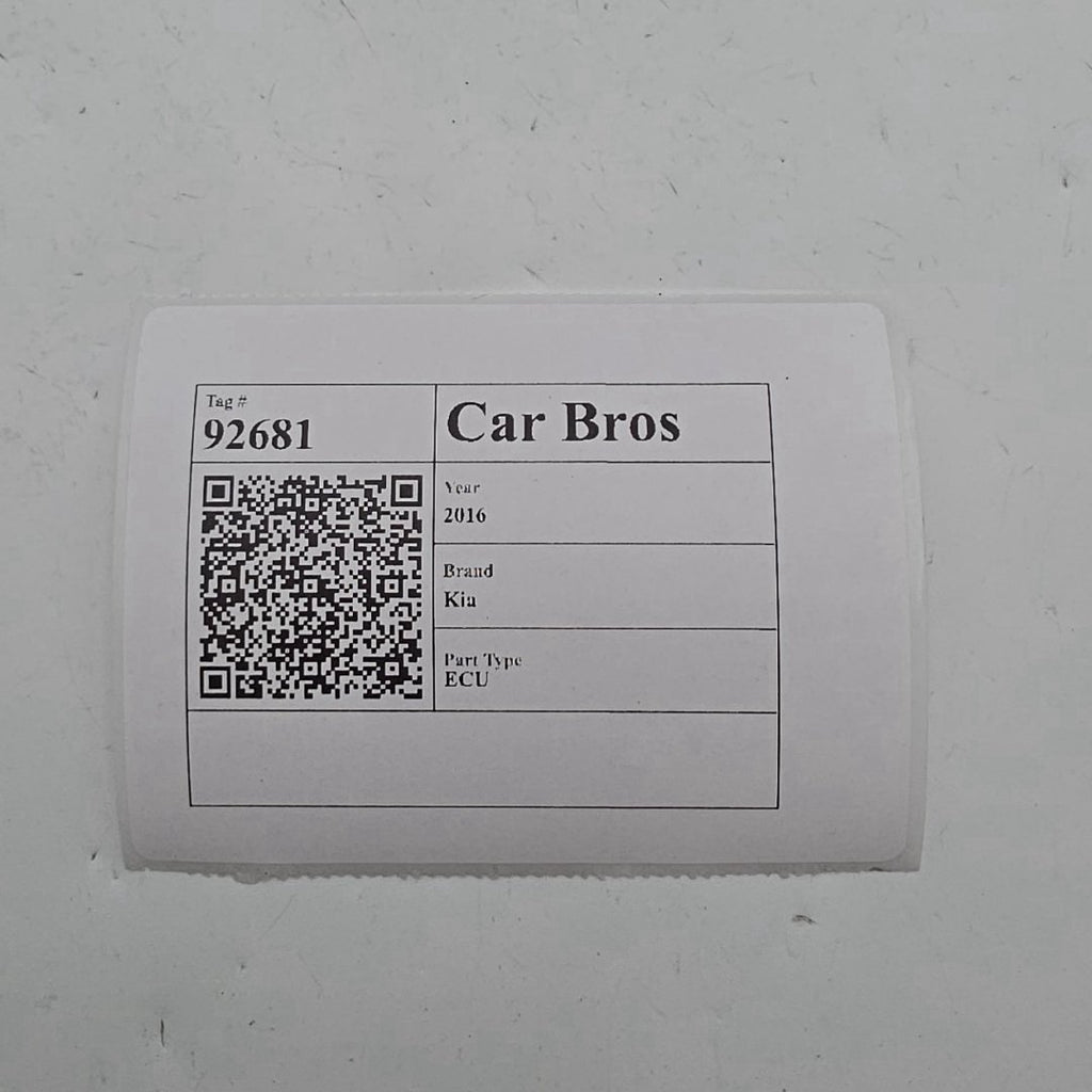 2016 2017 Kia Forte 2.0L Engine Computer Control Module ECU 39131-2EYC7