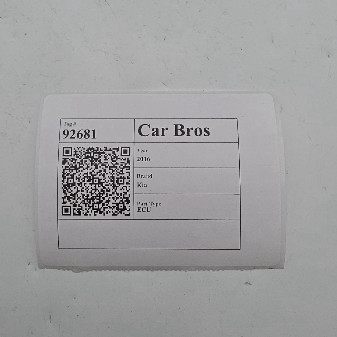2016 2017 Kia Forte 2.0L Engine Computer Control Module ECU 39131-2EYC7