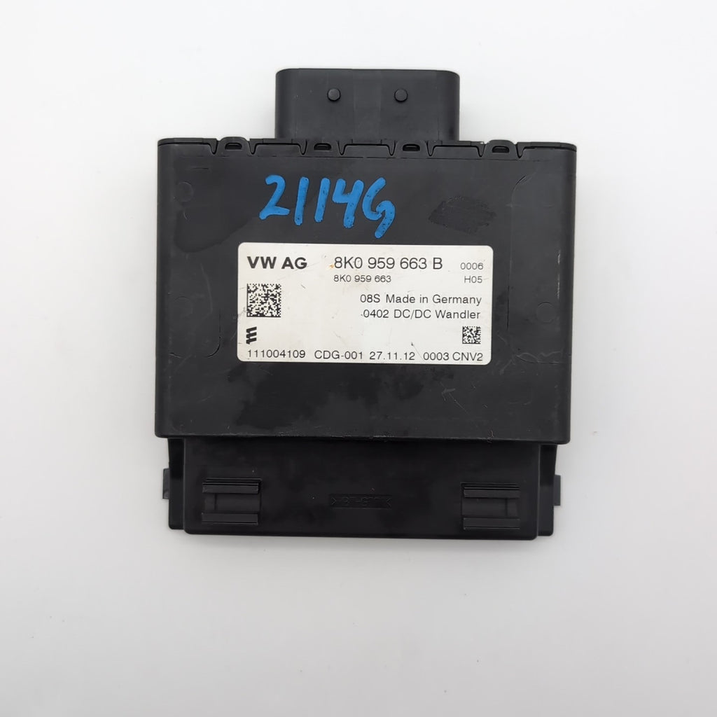 2013 2014 2015 2016 Audi Q5 Voltage Stabilizer Control Module OEM 8K0959663B
