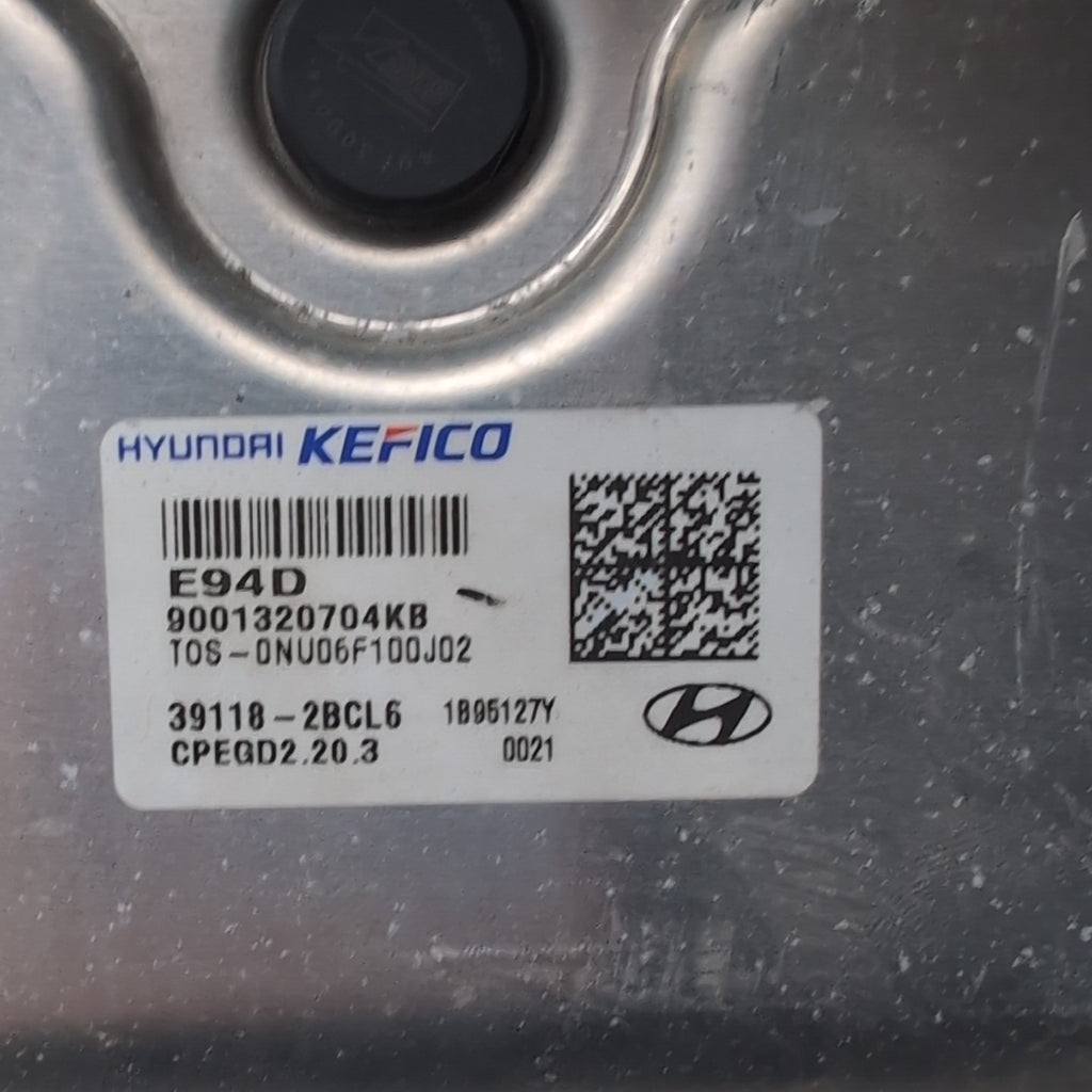 2020 Hyundai KONA 39118-2BCL6 Engine ECM Control Module AT 1.6L Turbo