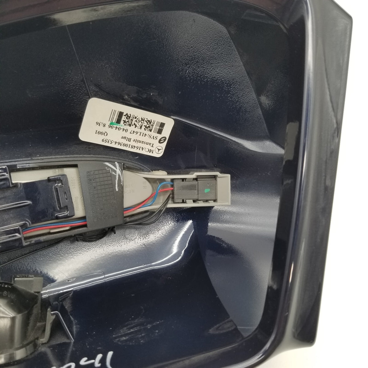 08-12 MERCEDES-BENZ GL550 FRONT LEFT SIDE VIEW DOOR MIRROR CAP A1648100364 COVER