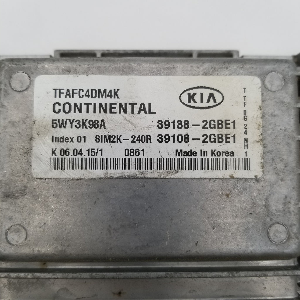 2014 2015 Kia Optima 2.4L Engine Computer Control Module ECM OEM 39138-2GBE1