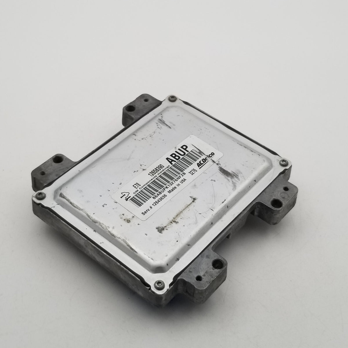 2012 Silverado 2500 Engine Computer 4X4 Module 6.0l ECU P/N 12658390