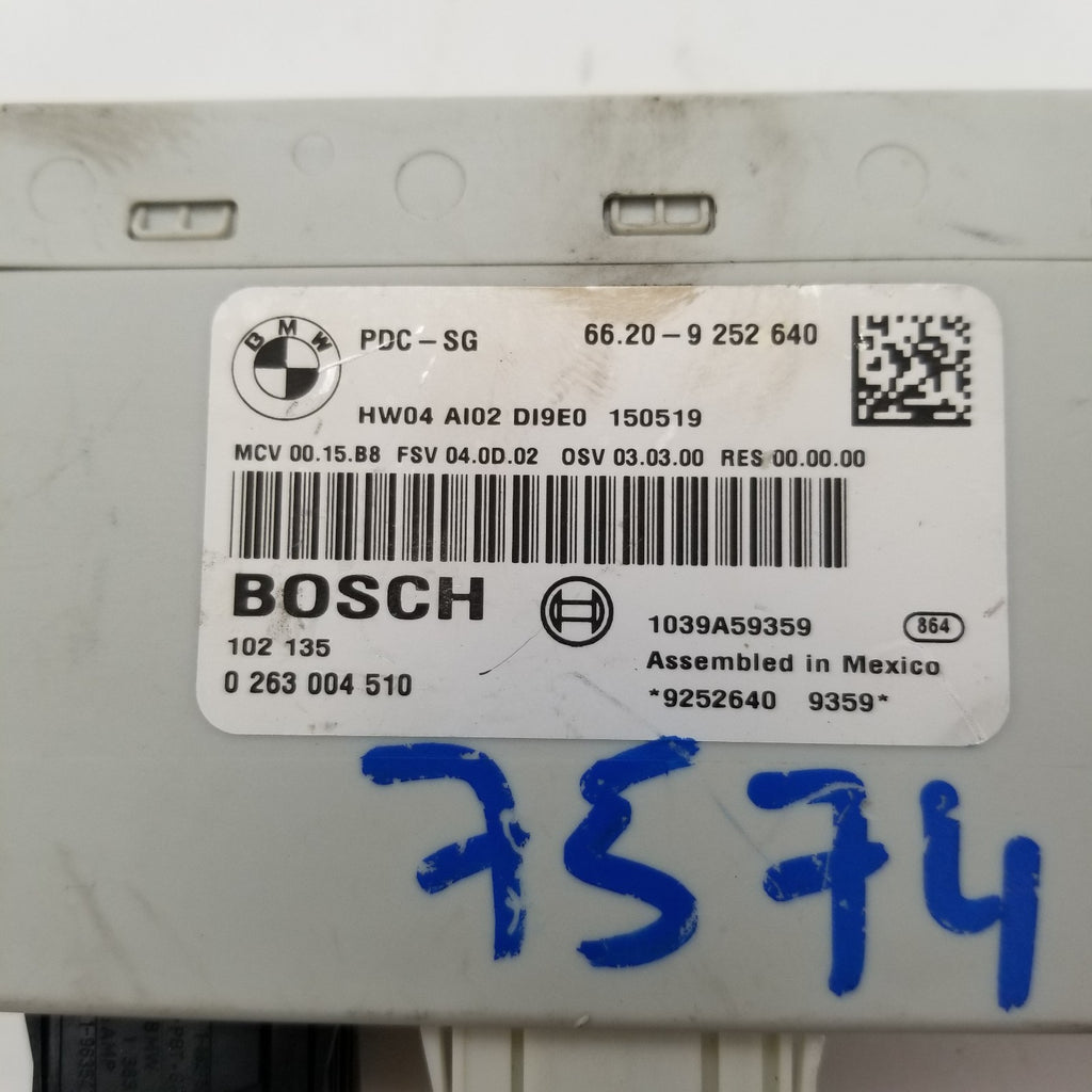 2011- 2016 Mini Cooper Countryman S Parking Distance Control Module OEM 9252640