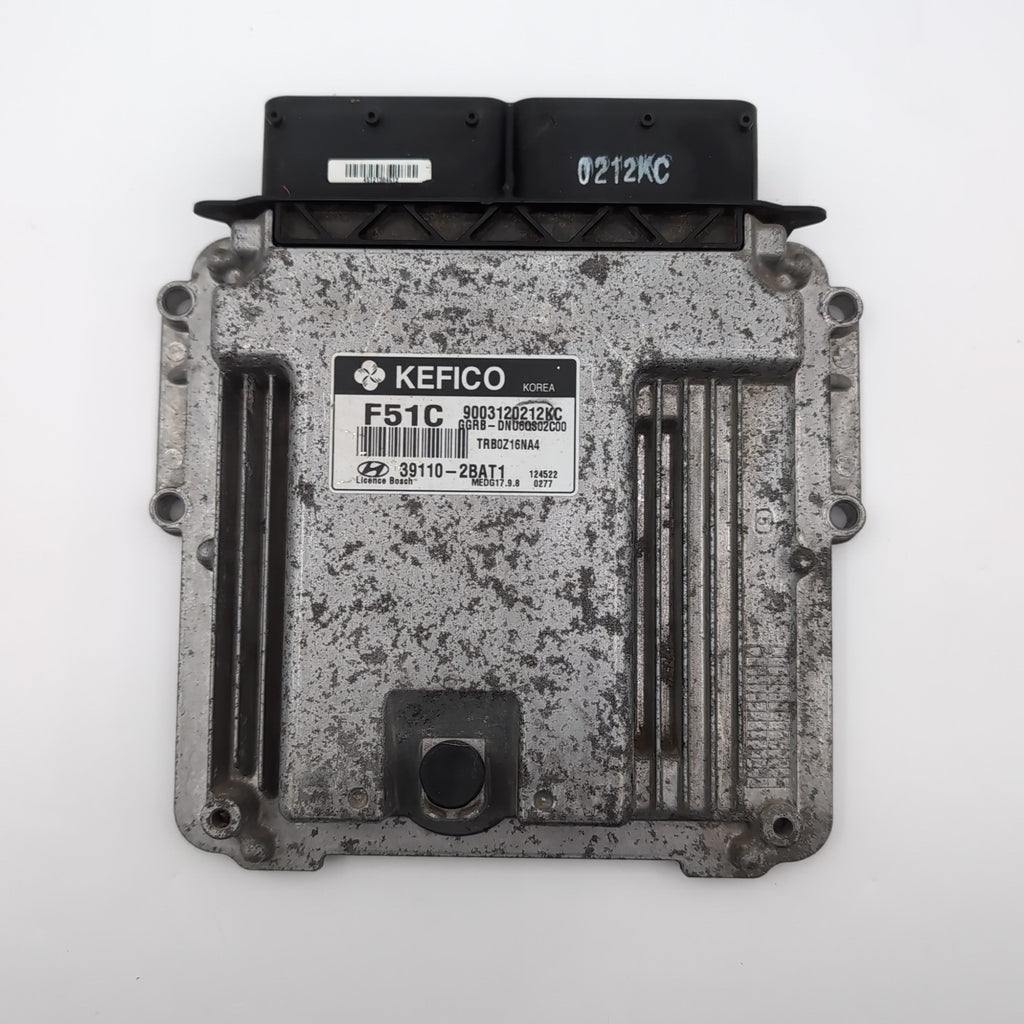 2012 2013 2014 Hyundai Accent 1.6L Engine Computer Control Module 39110-2BAT1