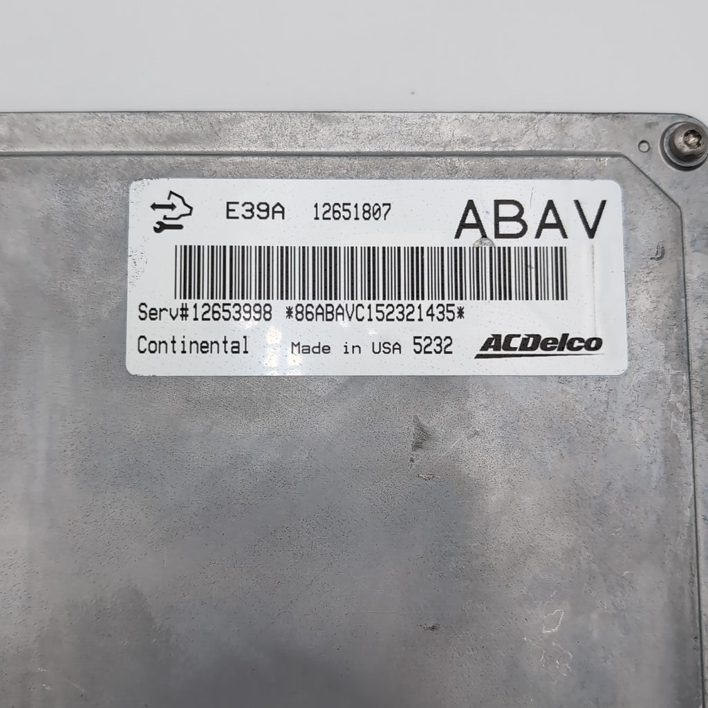 2013- 2016 GM Equinox Terrain Verano Engine Control Module ECU E39A 12651807
