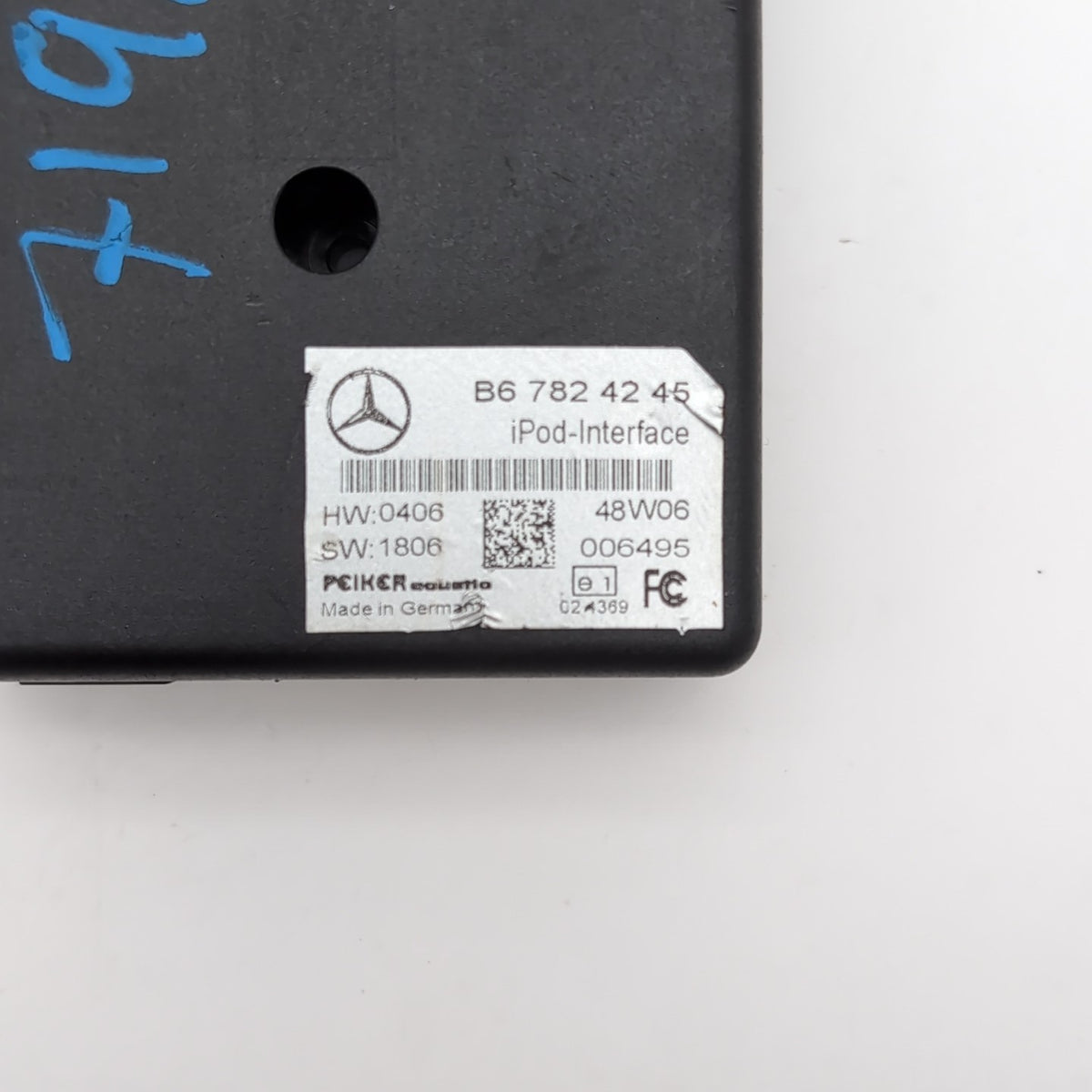 2007- 2013 Mercedes W216 CL550 S550 iPod Interface Control Module B67824245