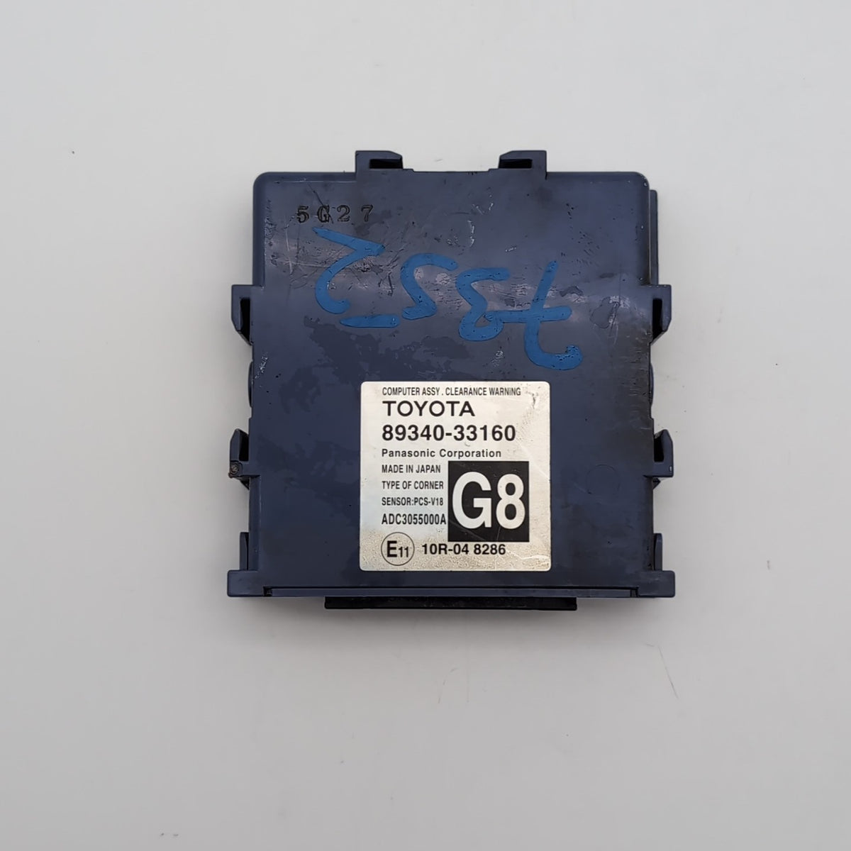 2016 2017 2018 Lexus Es300H Park Assist Clearance Warning Module 89340-33160