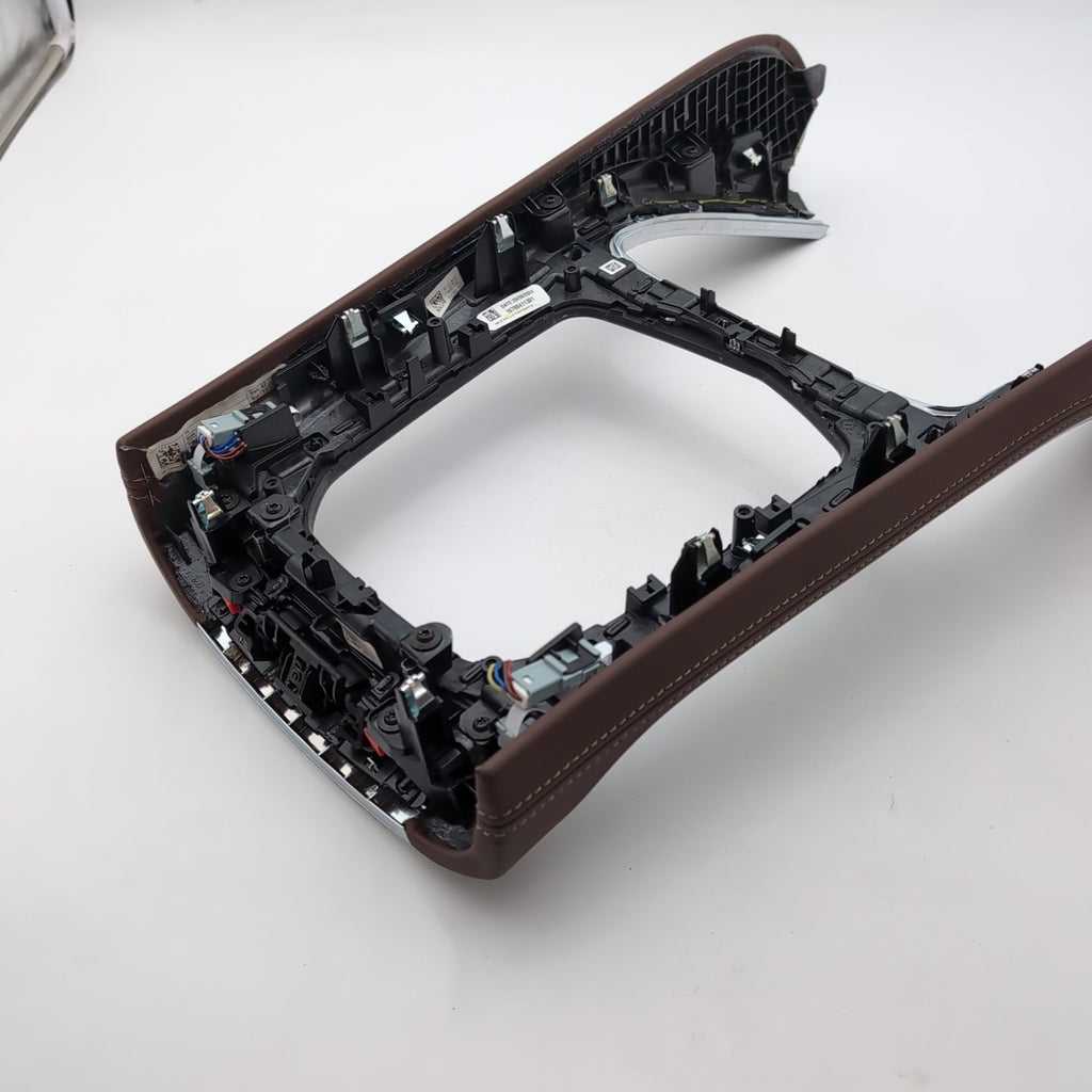 2024 2025 BMW X5 Center Console Wood Trim Fineline Argento Gloss 7884113
