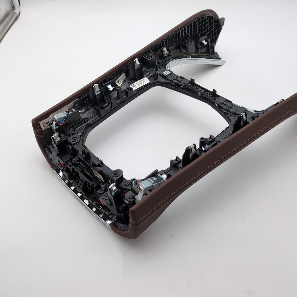 2024 2025 BMW X5 Center Console Wood Trim Fineline Argento Gloss 7884113