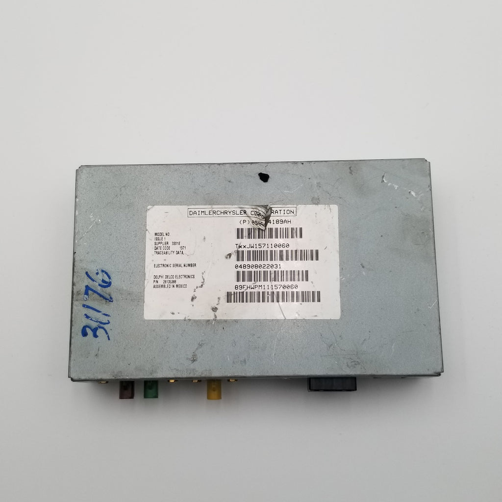 2011 Jeep Grand Cherokee RADIO SATELLITE RECEIVER MODULE P05064189AH OEM