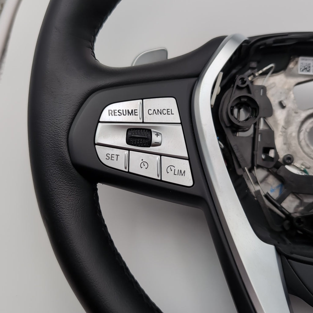 2018- 2023 OEM BMW G01 X3 Sport Leather Steering Wheel HEATED Paddle Shifters